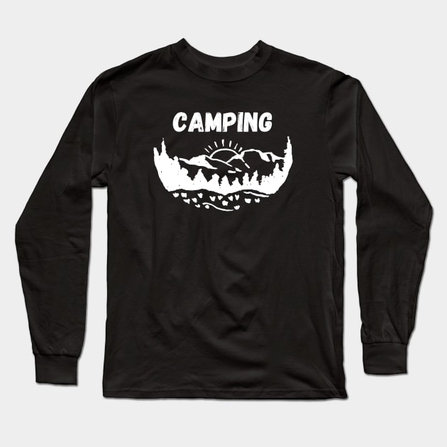 Camp Know Where Long Sleeve T-Shirt by Maroon55